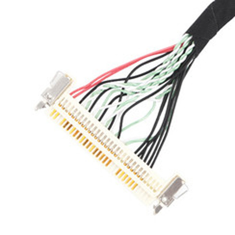 The LVDS Harness Assembly Extends From JAE FI-X30HL To Molex 501189-4010-40P