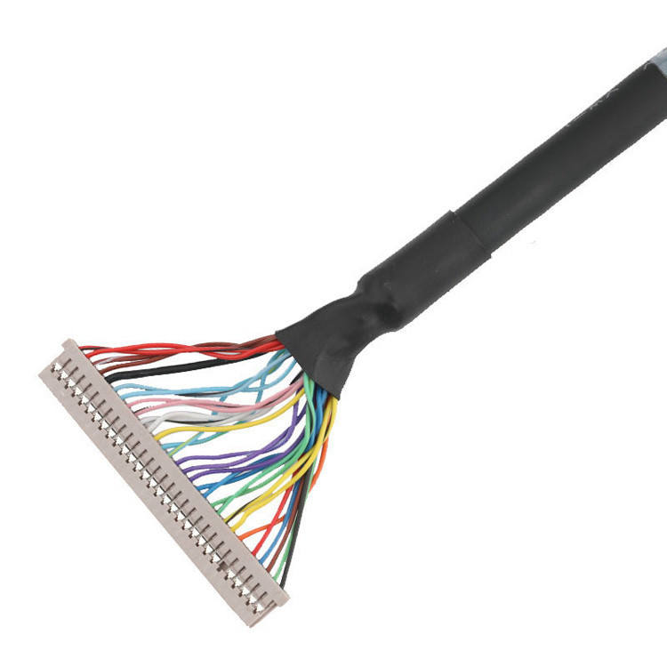 From  1.25mm DF14-30S-1.25C To JAE 0.5mm FI-RE51HL, An LVDS EDP Cable Assembly Is Created