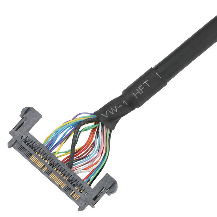 From  1.25mm DF14-30S-1.25C To JAE 0.5mm FI-RE51HL, An LVDS EDP Cable Assembly Is Created
