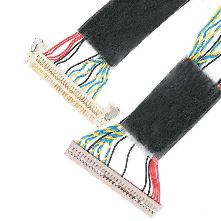 The 30-Pin LVDS EDP Cable Assembly From  DF14-30S-1.25C To JAE FI-X30 Is Configured