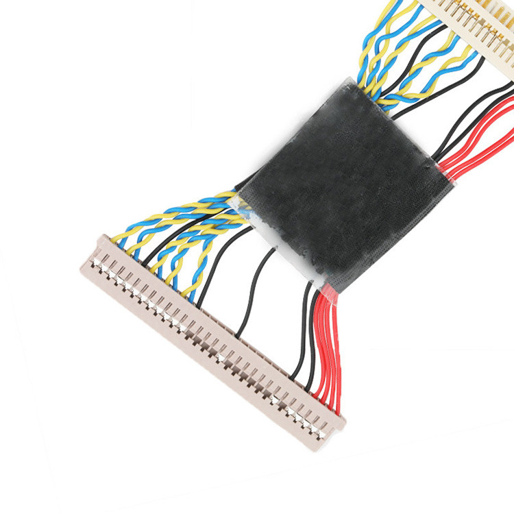 The 30-Pin LVDS EDP Cable Assembly From  DF14-30S-1.25C To JAE FI-X30 Is Configured