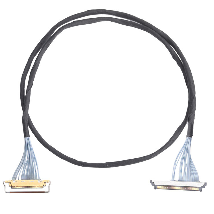 IDC Connector Extra Fine Coaxial Micro Coax Cables KEL SSL20-40SB TO SSL20-40SB