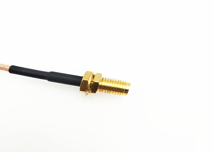 bulkhead sma female to right angle mcx male connector split rf rg316 pigtail cable