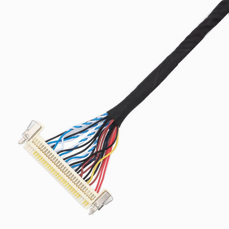 24pin MOLEX 504186-2400 30pin JAE FI-X30HL LCD LVDS Cable Assembly Length customize