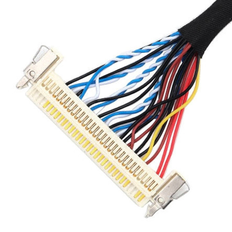 24pin MOLEX 504186-2400 30pin JAE FI-X30HL LCD LVDS Cable Assembly Length customize