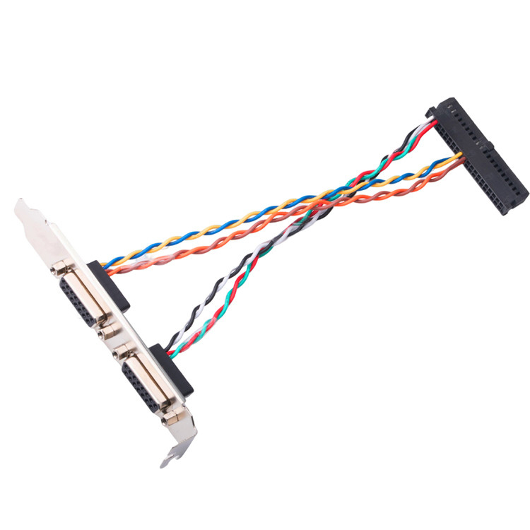 2 Pair Lvds Cable Db15 Connector Female 15 Pin 205205-2 Electrical To 40 Pin