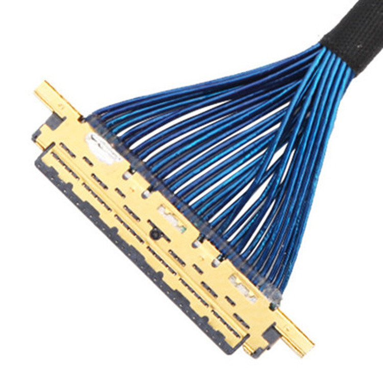 Micro Coaxial 20453-030T To 20453-030T LVDS EDP Cable Assembly 0.5mm Pitch