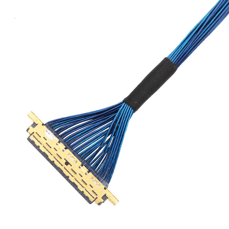 Micro Coaxial 20453-030T To 20453-030T LVDS EDP Cable Assembly 0.5mm Pitch