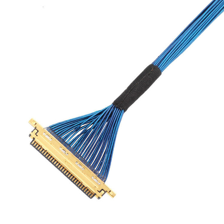 Micro Coaxial 20453-030T To 20453-030T LVDS EDP Cable Assembly 0.5mm Pitch