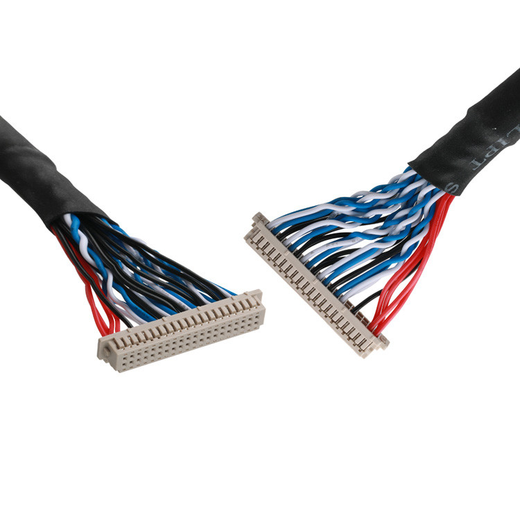 OEM/ODM Customized Length Wire Cable UL1061 30AWG From JAE FI-RE51HL-51Pin To  DF13-40DS