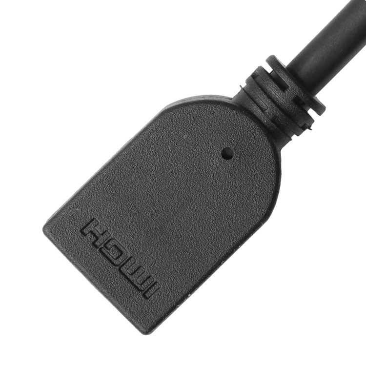 Male Vertical 19Pin HDMI-A Connector Assembly To Female 19Pin HDMI LCD Cable
