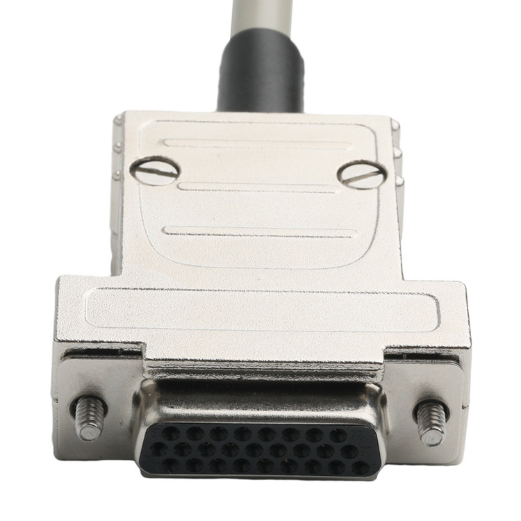Hd D-Sub To Mdr Plug Connector Cabel 14p*28 Awg Od 7.0mm Beige Pvc Jack