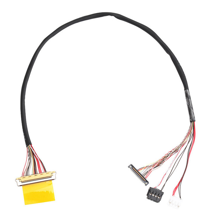 JST PHR-4 Connector To IPEX 20453-240T-03 To 20380-R30T-06 LVDS Harness Cable Assembly