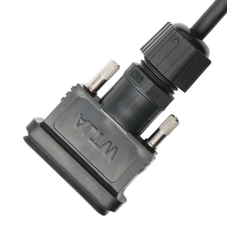 OEM/ODM Customized Length ROHS LVDS Cable Assembly From HDB-26BMMA-SL7001 Male To HDB-26BFFA-SL7001 Female