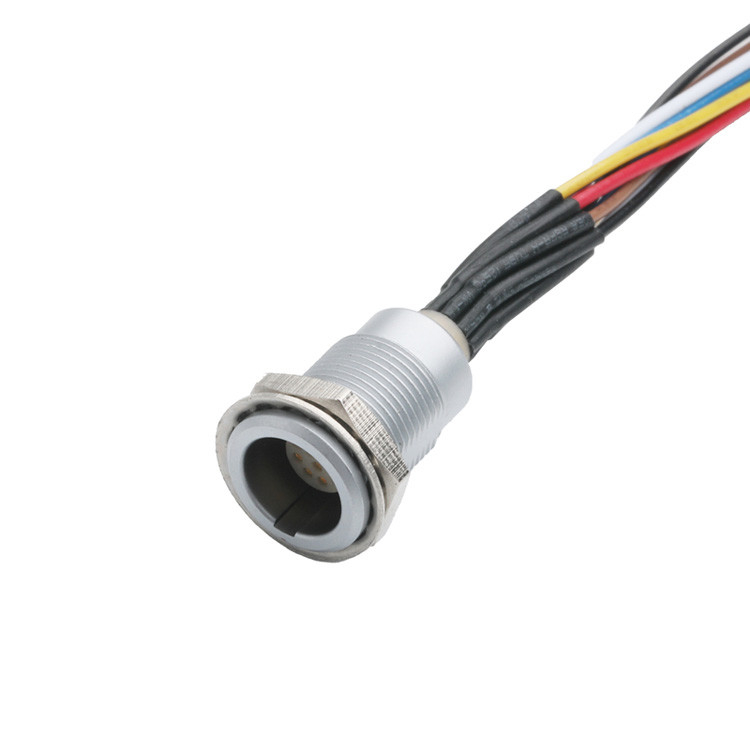 Customized Cable With M12 Connector From Sensor Switch OBZ1G12CLL00000 To KB915-12H2A Control Switch