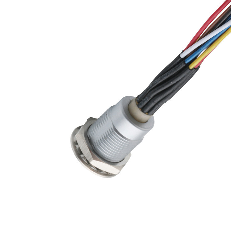 Customized Cable With M12 Connector From Sensor Switch OBZ1G12CLL00000 To KB915-12H2A Control Switch