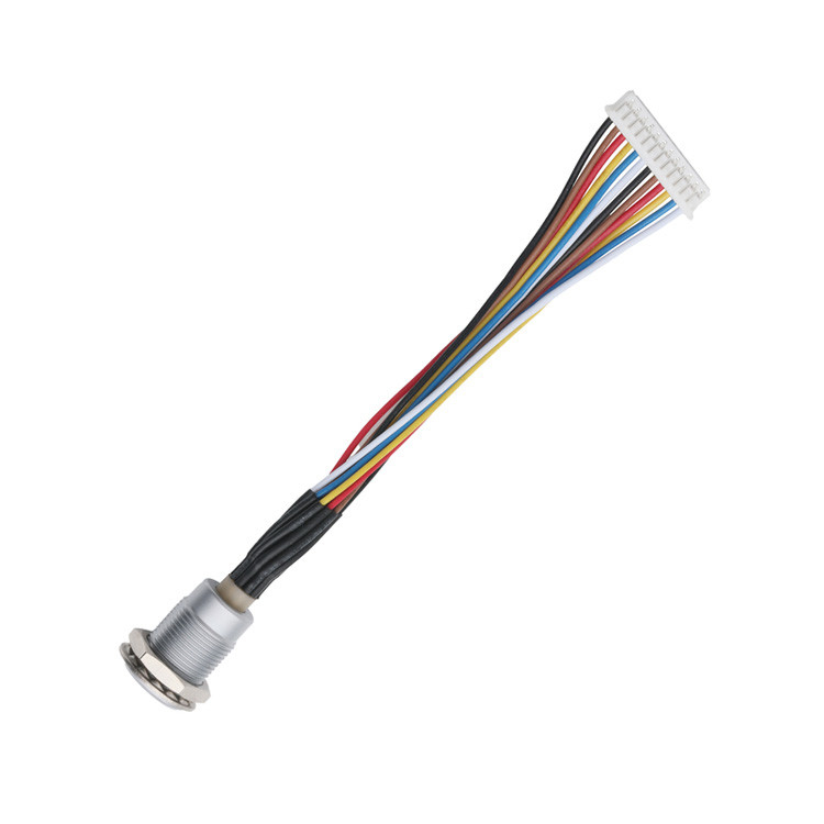 Customized Cable With M12 Connector From Sensor Switch OBZ1G12CLL00000 To KB915-12H2A Control Switch