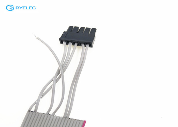 Micro - Fit 3.0mm Female Grey IDC Ribbon Cable With FC - 20 Pin To 5 Pin