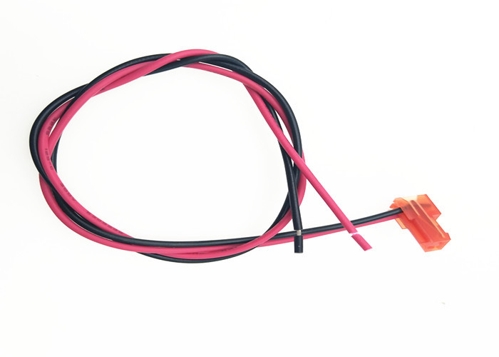 30V Electronic Custom Wire Harness 2.54mm Pitch Red Connector With 3mm Strip Cable supplier