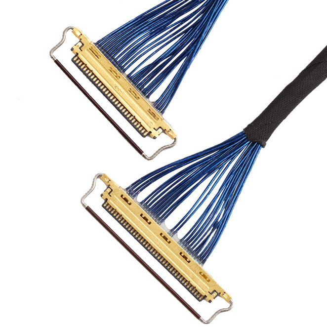 44AWG SGC LVDS EDP Cable 0.5mm Pitch 20453-330t-13 To 20453-340t-13
