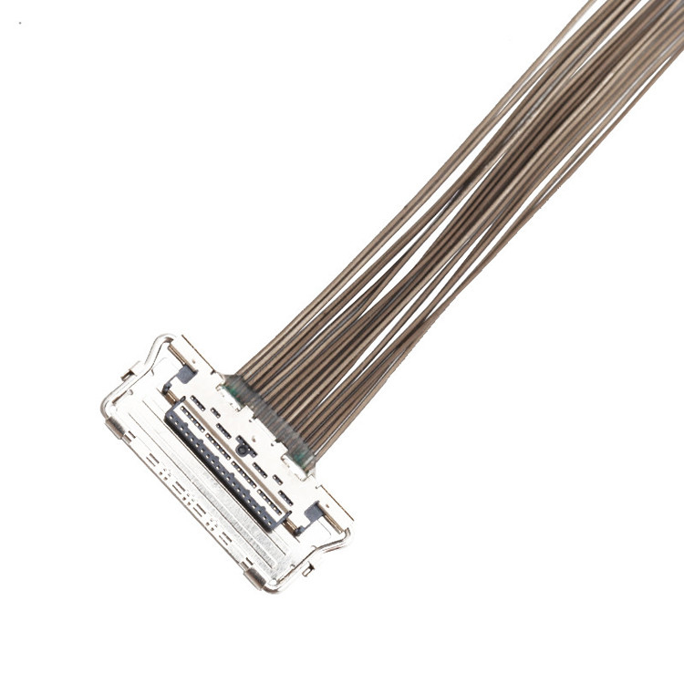 0.4mm Pitch LVDS EDP Cable 20679-20p Micro Coaxial lvds display connector