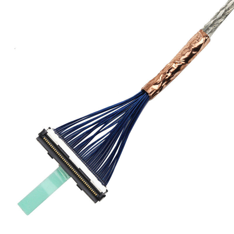 LVDS LCD Display Edp Cable Assembly  DF80-40P-0.5SD lvds display connector