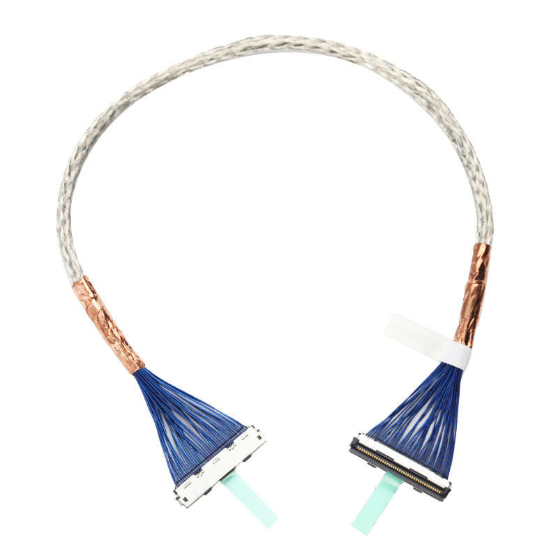 LVDS LCD Display Edp Cable Assembly  DF80-40P-0.5SD lvds display connector