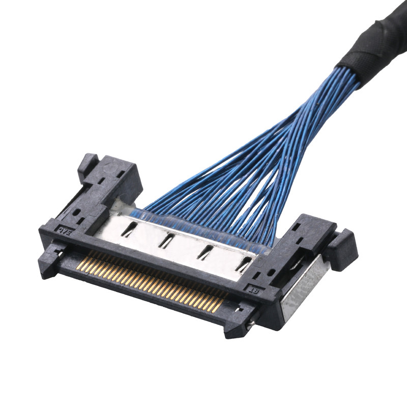 JAE FI-RE31CL To FI RE31CL LCD Lvds Cable customized cable assembly 0.3mm pitch molex wire harness