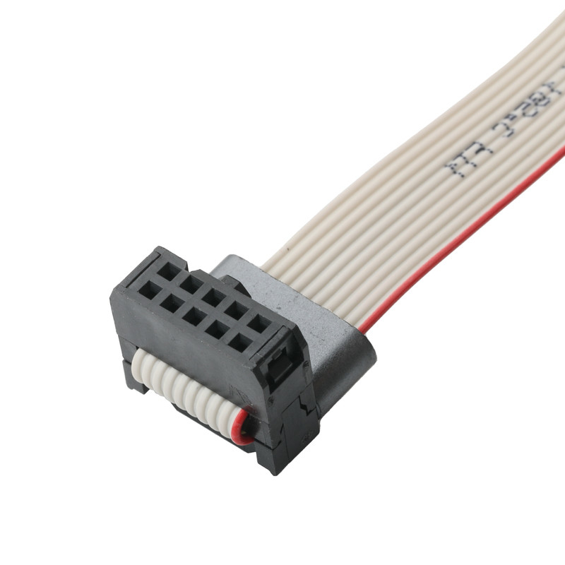 IDC FC-10Pin 2.54mm Pitch UL2651 28AWG*10P Idc Flat Ribbon Cable 1.27mm Pitch 10 Pin For Electronic OEM/ODM