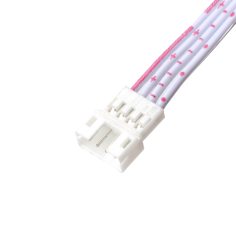 4 pin male to female flat flexible ribbon cable LHE connector for electronic engineering audio projects