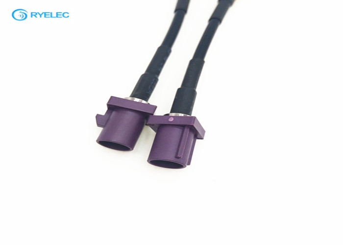 Fakra To SMA Connector RF Cable Assemblies For WIFI Antenna Low Loss Type Available