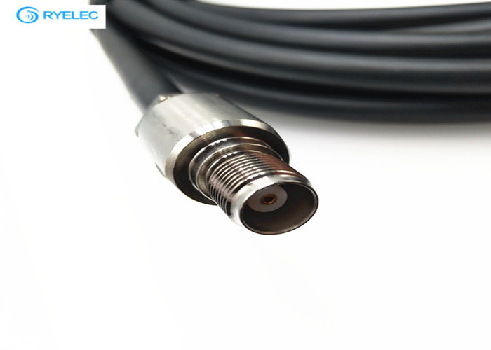 Nickel Plated Coaxial RF Cable Assemblies TNC Male To TNC Female Connector