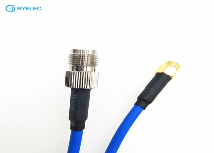 Coaxial Low Loss SMA To BNC Cable  , Semi Flexible Custom Cable Assemblies supplier
