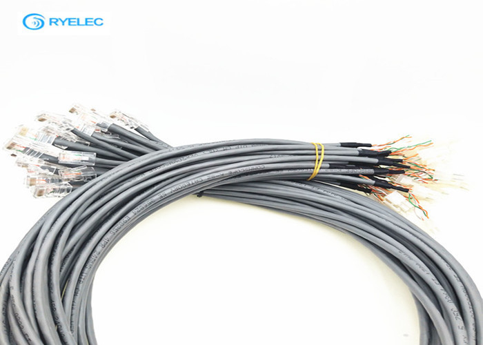 RJ45 To Molex Plug Custom Cable Assemblies With 4.2mm Pitch Extension Cable