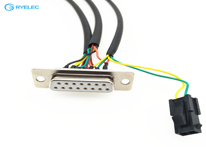 Female Metal Shell Custom Cable Assemblies With Molex 51021 Connector 1.25mm Pitch