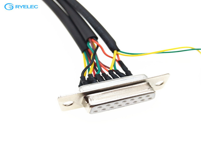 Female Metal Shell Custom Cable Assemblies With Molex 51021 Connector 1.25mm Pitch