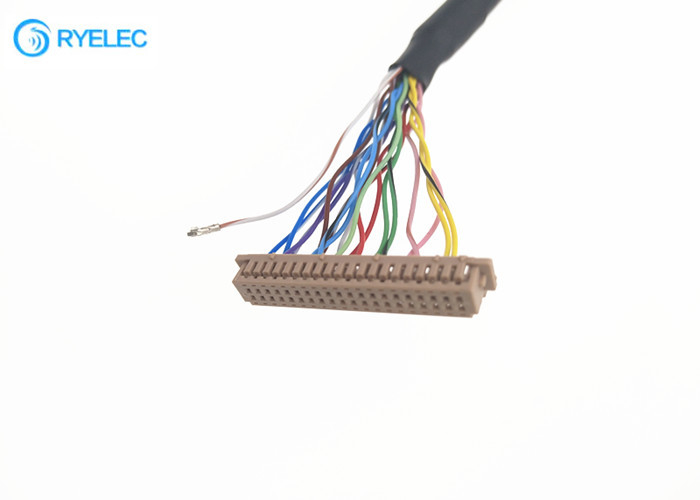 Crimping / Pressing Type LVDS Cable Assembly With DF13 / DF14 Connector