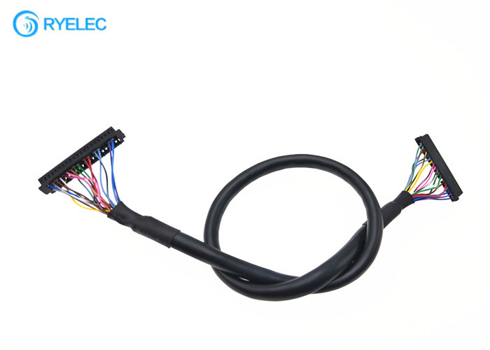 28AWG Round Electronic LVDS Cable Assembly For Display / Laptop / Computer supplier