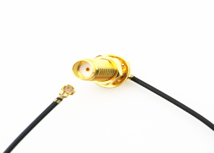 IPEX To SMA Flexible Coaxial Cable , Double Shielding Micro Coaxial Cable