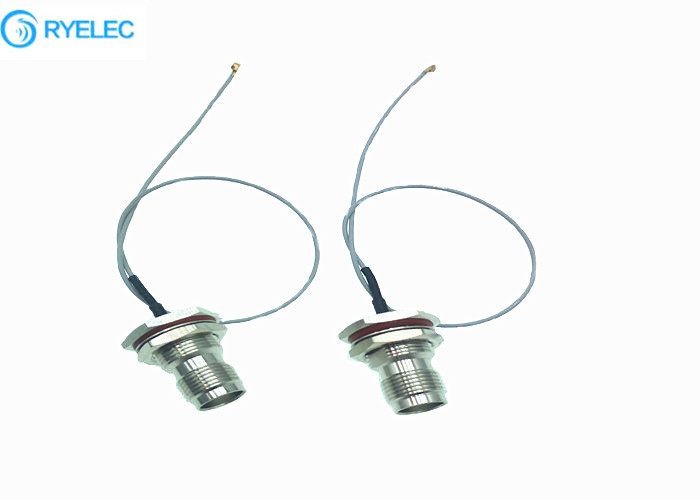 IP67 Nickel Coaxial RF Cable Assemblies Silicone Rubber O - Ring Sealing Available supplier
