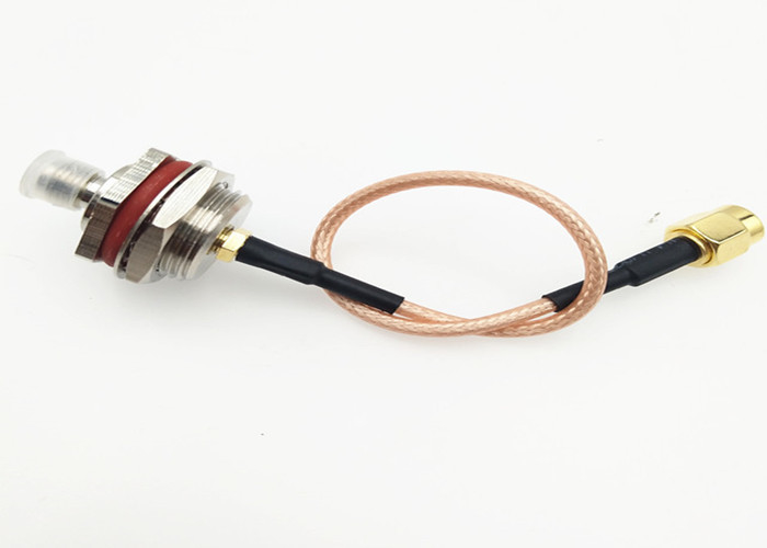 Waterproof SMA To SMA Cable Fixing Thread And Seal O Ring To SMA RP Male