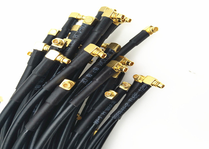 Male To Male RF Cable Assemblies With Rear Mount FME To MMCX Male Connector