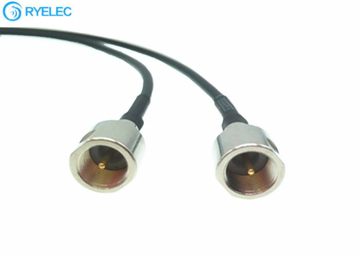 320mm RF Electrical Coaxial Aerial Cable , FME To MMCX Low Loss Cable Assembly