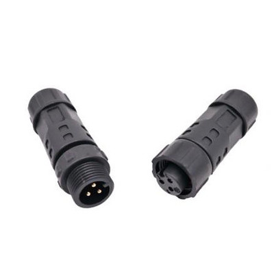 M12 3 Pin waterproof Circular Connector Cable Female Straight Molded for LVDS Display OEM/ODM