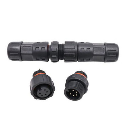 M12 3 Pin waterproof Circular Connector Cable Female Straight Molded for LVDS Display OEM/ODM