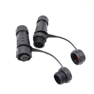 M12 3 Pin waterproof Circular Connector Cable Female Straight Molded for LVDS Display OEM/ODM