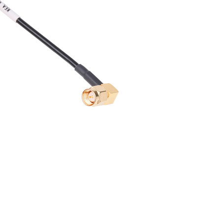 RA MMCX Male Plug To Ra SMA Male Plug RF COAXIAL CABLE ASSEMBLY With HeatShrink