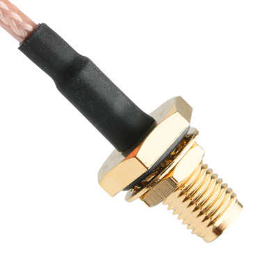 Gold Contact RG316 Coaxial Cable SMA Male Straight Plug To SMA Female Bulkhead Jack