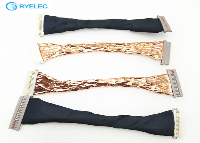 Shielding Insulation LVDS Cable Assembly 20 Pin  DF14-20S-1.25C To 20pin DF19-20S-1C