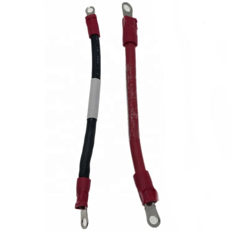 600V Insulated Bimetal Lug Crimping Terminal M5 Connector with Customizable Length for Electronic Applications